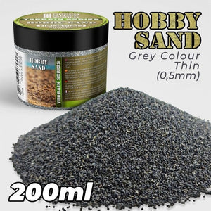 Greenstuff World Hobby GSW - Thin Hobby Sand - Dark Grey 200ml