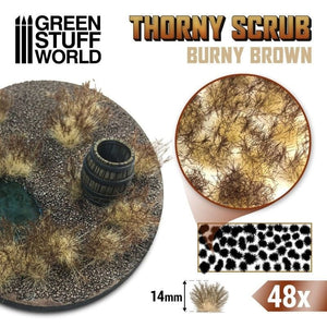 Greenstuff World Hobby GSW - Thorny Scrubs - Burny Brown