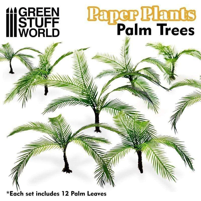 GSW - Tree Palms Paper Plant Cutout (Unpainted)