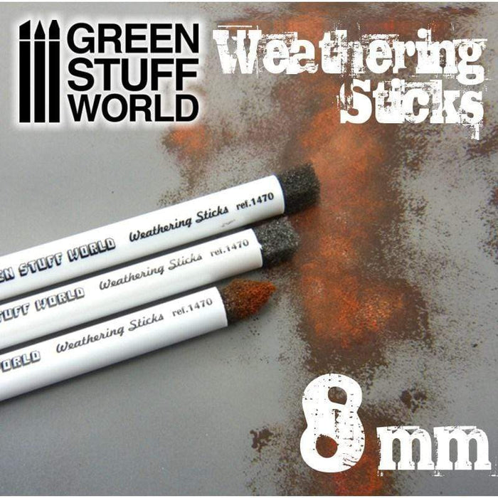 GSW - Weathering Sticks 8mm 3 Pack