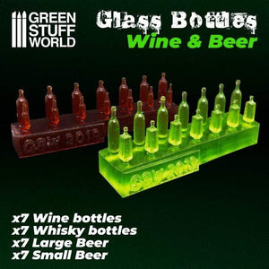 Greenstuff World Hobby GSW - Wine And Beer Bottles Resin Set