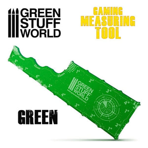 Greenstuff World Miniatures GSW - Gaming Measuring Tool - Green