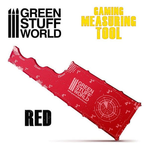 Greenstuff World Miniatures GSW - Gaming Measuring Tool - Red