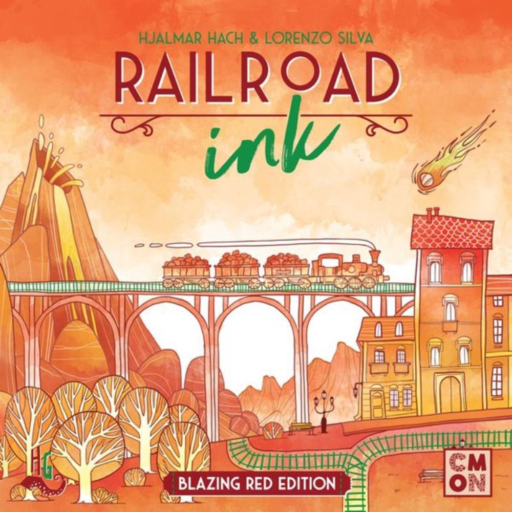 Gumnut Board & Card Games Railroad Ink Blazing Red Edition