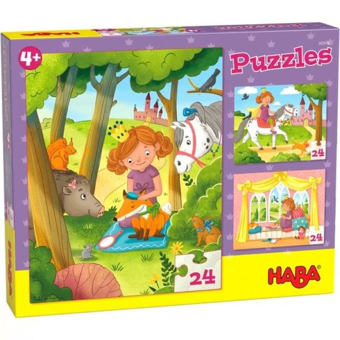Puzzles - Princess Valerie (3x24pc) Haba