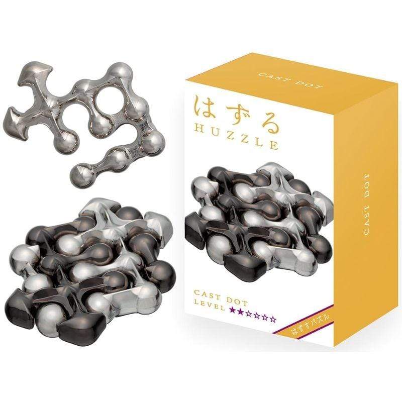 Hanayama Logic Puzzles Cast Puzzle - Dot (Level 2)