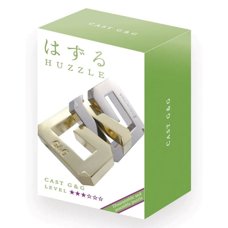 Hanayama Logic Puzzles Cast Puzzle - G&G (Level 3)