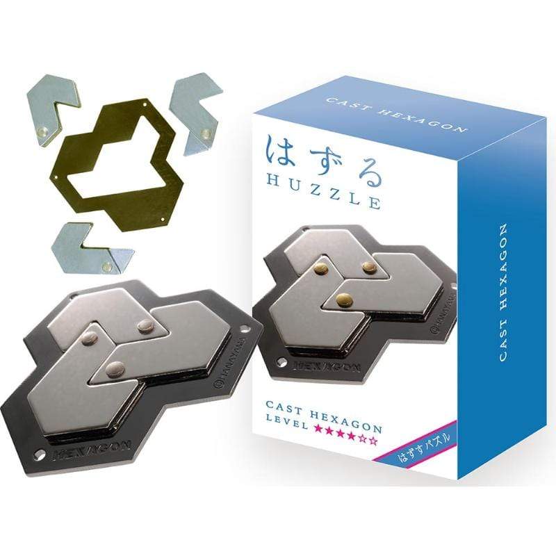 Hanayama Logic Puzzles Cast Puzzle - Hexagon (Level 4)
