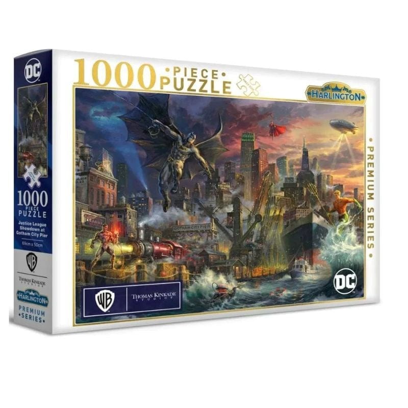 Harlington Jigsaws Thomas Kinkade - Dc - Justice League (1000pc) Harlington