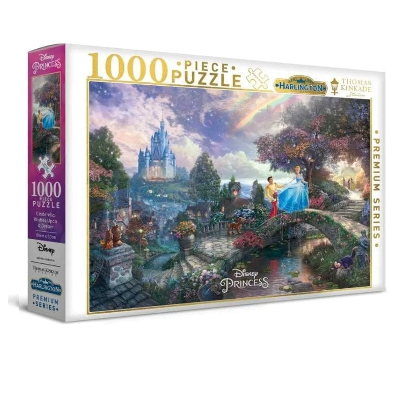 Harlington Jigsaws Thomas Kinkade - Disney - Cinderella Wishes Upon a Dream (1000pc) Harlington