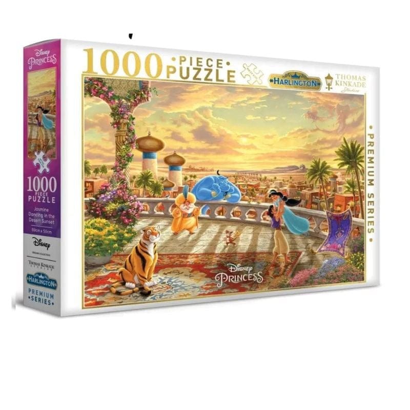 Harlington Jigsaws Thomas Kinkade - Disney - Jasmine Dancing In The Sunset (1000pc) Harlington