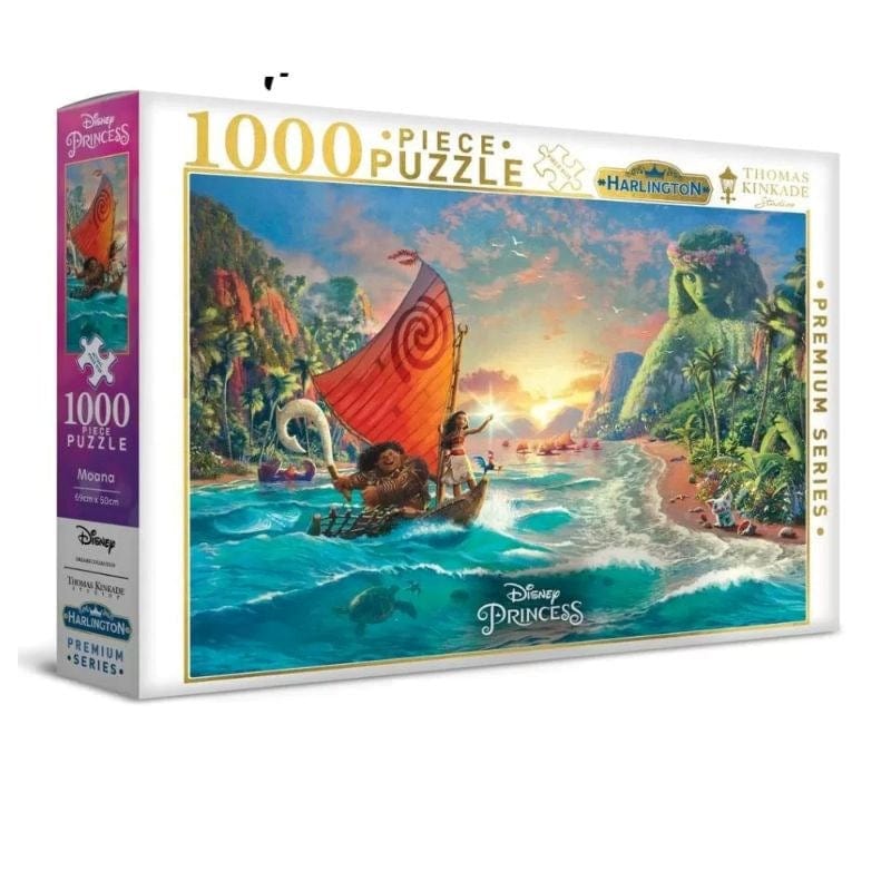 Harlington Jigsaws Thomas Kinkade - Disney - Moana (1000pc) Harlington