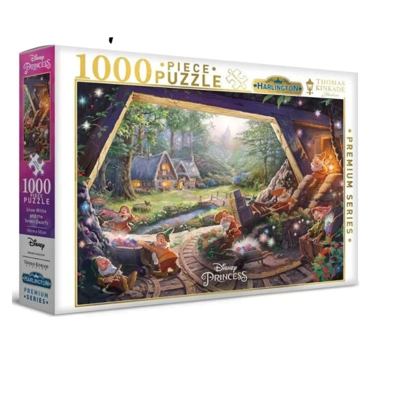 Harlington Jigsaws Thomas Kinkade - Disney - Snow White and the Seven Dwarwfs (1000pc) Harlington