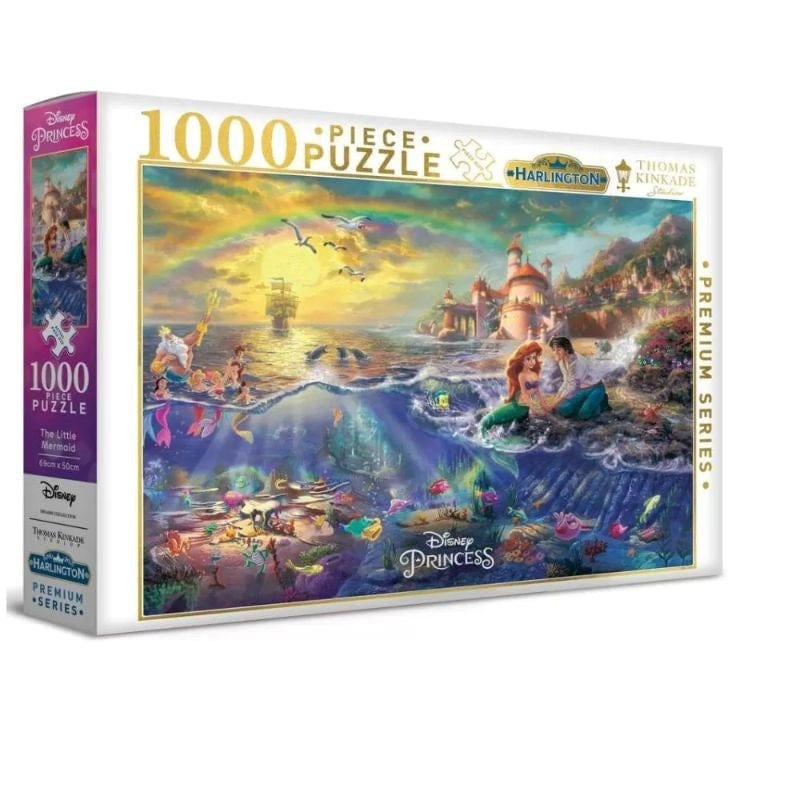Harlington Jigsaws Thomas Kinkade - Disney - The Little Mermaid (1000pc) Harlington