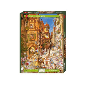 Heye Jigsaws By Day - Romantic Town (1000pc) Heye