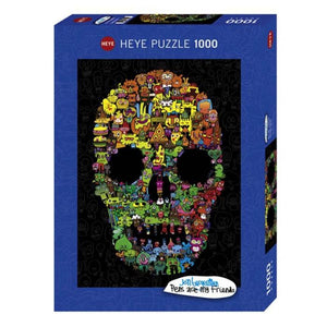 Heye Jigsaws Doodle Skull - Burgerman (1000pc) Heye