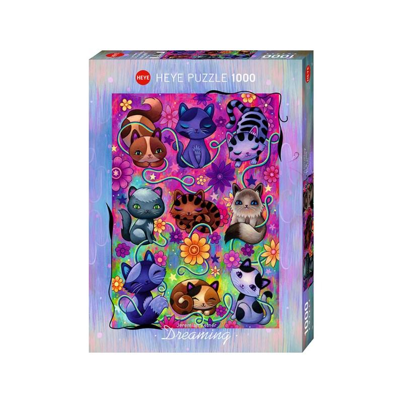 Heye Jigsaws Dreaming - Kitty Cats (1000pc) Heye