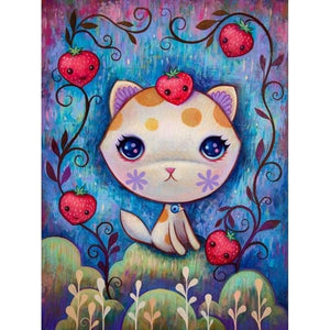 Heye Jigsaws Dreaming - Strawberry Kitty (1000pc) Heye