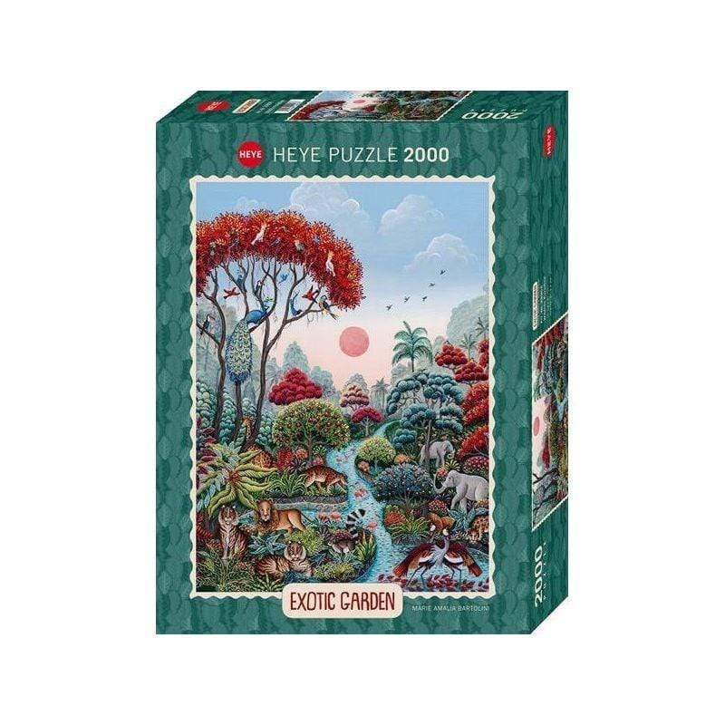 Heye Jigsaws Exotic Garden - Wildlife Paradise (2000pc) Heye
