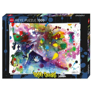 Heye Jigsaws Free Colours - Meow (1000pc) Heye