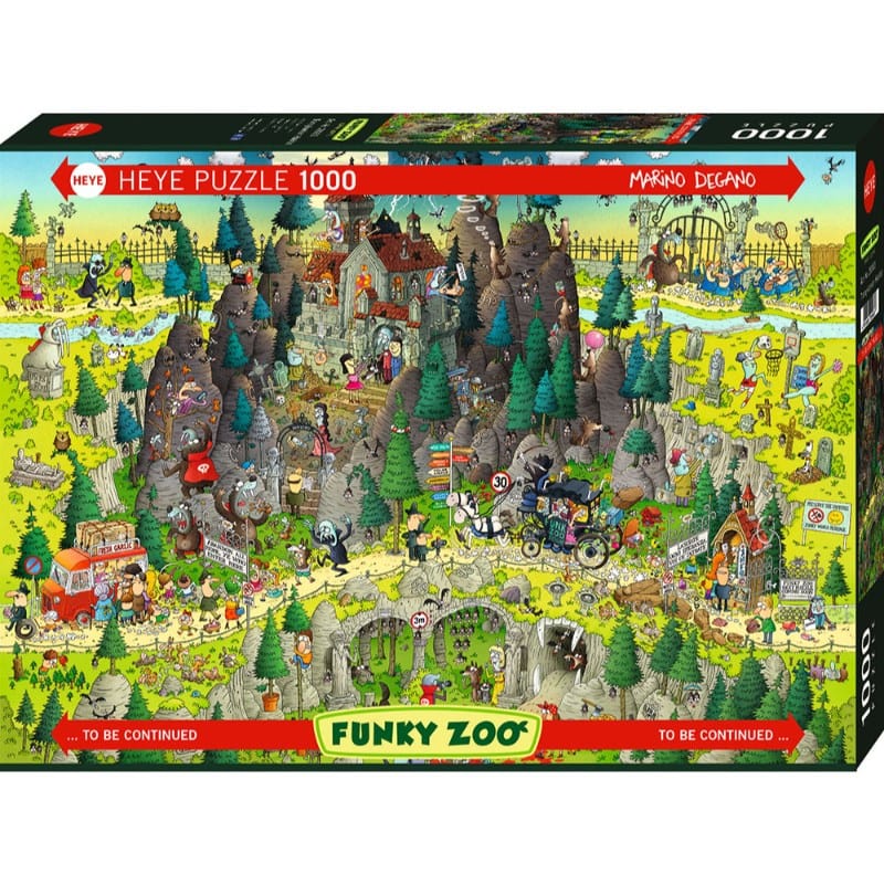Heye Jigsaws Funky Zoo - Transylvanian Habitat (1000pc) Heye