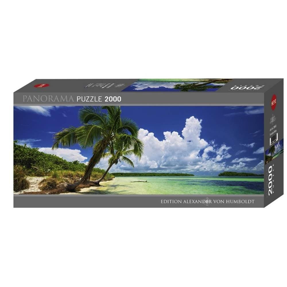 Heye Jigsaws Herd Elephants (2000pc Panorama) Heye COPY