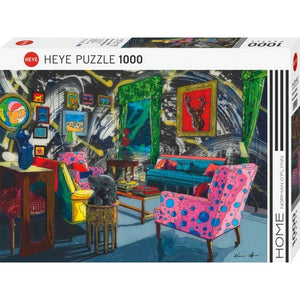 Heye Jigsaws Home - Room With Deer (1000pc) Heye