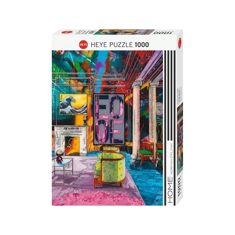 Heye Jigsaws Home - Room With Wave (1000pc) Heye