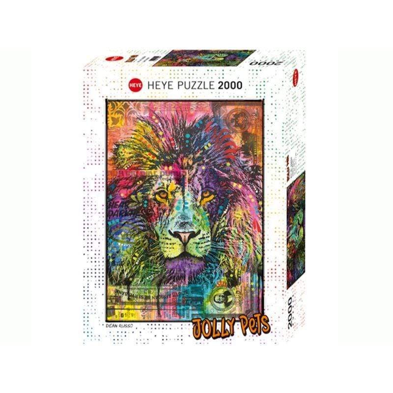 Heye Jigsaws Jolly Pets - Lionâs Heart (2000pc) Heye