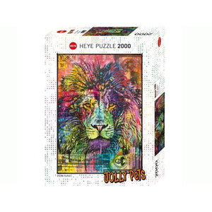 Heye Jigsaws Jolly Pets - Lion’s Heart (2000pc) Heye