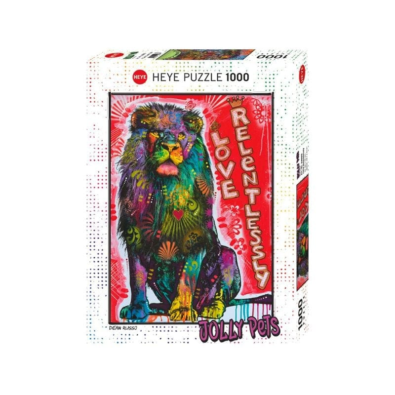 Heye Jigsaws Jolly Pets - Love Relentlessly (1000pc) Heye
