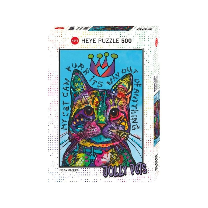 Heye Jigsaws Jolly Pets - My Cat Can Purr (500pc) Heye