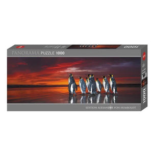 Heye Jigsaws King Penguins (1000pc Panorama) Heye