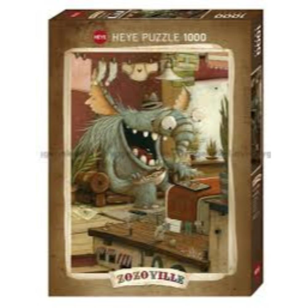 Heye Jigsaws Laundry Day - Zozoville (1000pc) Heye
