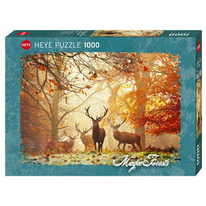 Heye Jigsaws Magic Forests - Stags (1000pc) Heye