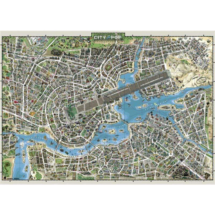 Map Art - City of Pop (2000pc) Heye