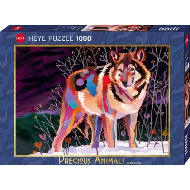Heye Jigsaws Night Wolf (1000pc) Heye