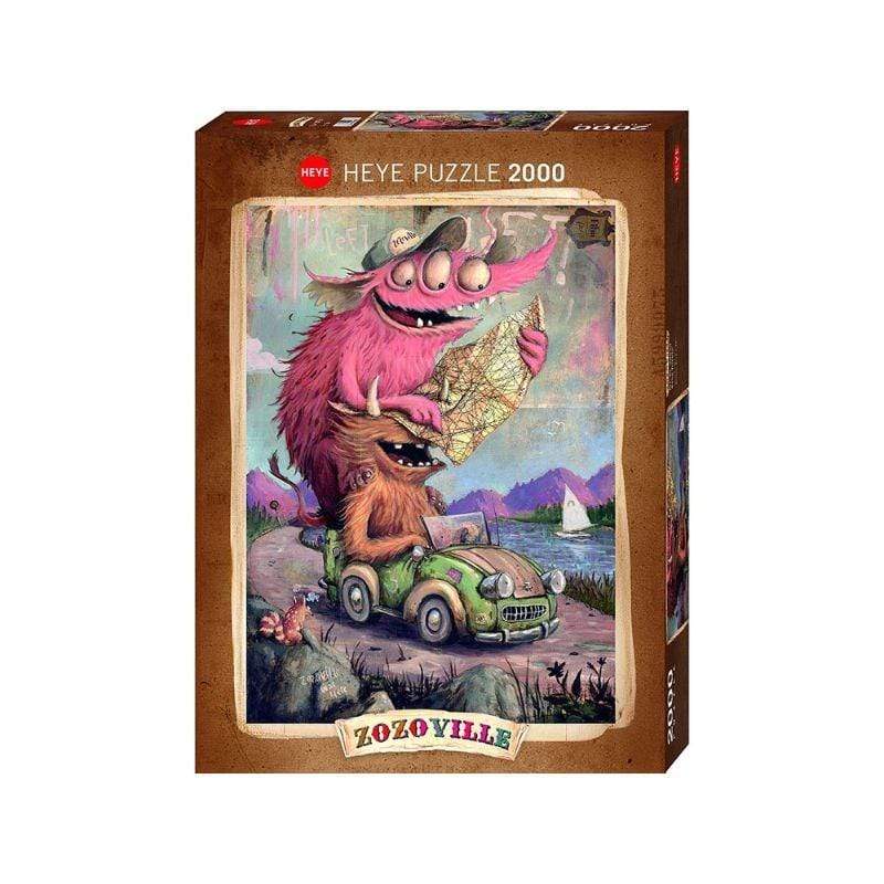 Heye Jigsaws Zozoville - Road Trippin (2000pc) Heye