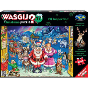 Holdson Jigsaws Wasgij? Christmas Xmas 17 - Elf Inspection (1000pc)