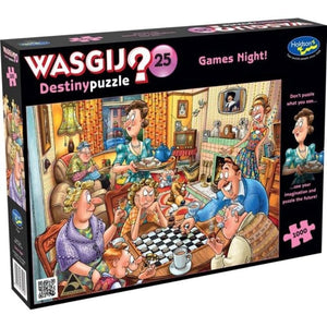 Holdson Jigsaws Wasgij? Destiny Puzzle 25 - Games Night (1000pc)