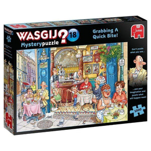 Holdson Jigsaws Wasgij? Mystery Puzzle 18 - Grabbing a Quick Bite (1000pc)