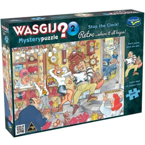Holdson Jigsaws Wasgij? Retro Mystery Puzzle 2 - Stop the Clock (500pc XL)
