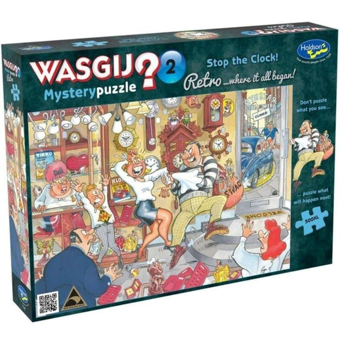 Wasgij? Retro Mystery Puzzle 2 - Stop the Clock (500pc XL)