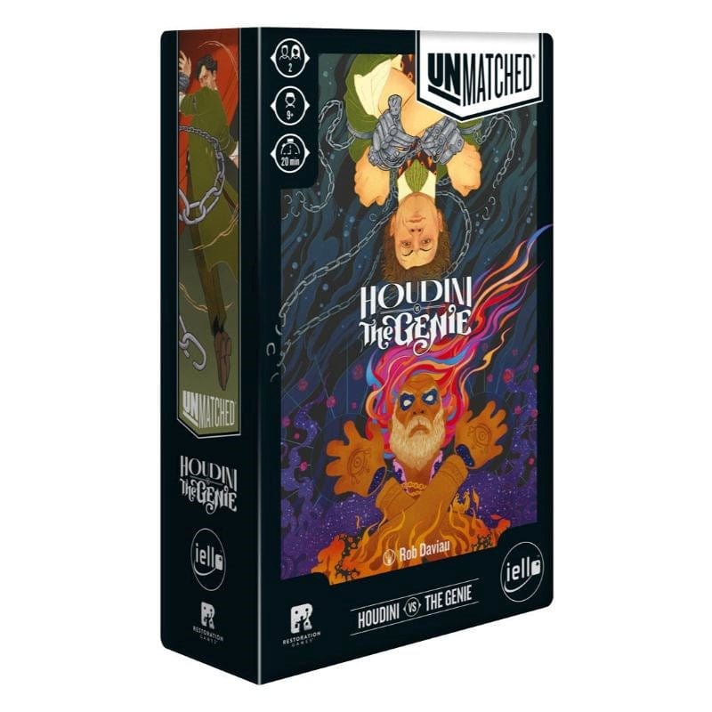 Iello Board & Card Games Unmatched - Houdini vs The Genie (Jan 2023 release)