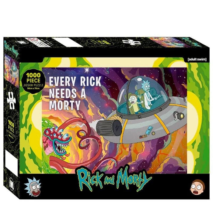 Rick and Morty Space Portal Puzzle (1000pc)