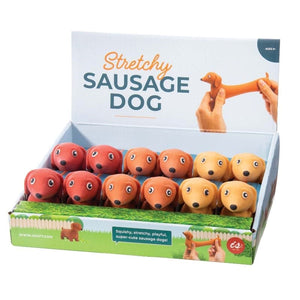 Independence Studios Novelties Stretchy Sausage Dog (Assorted Colours)
