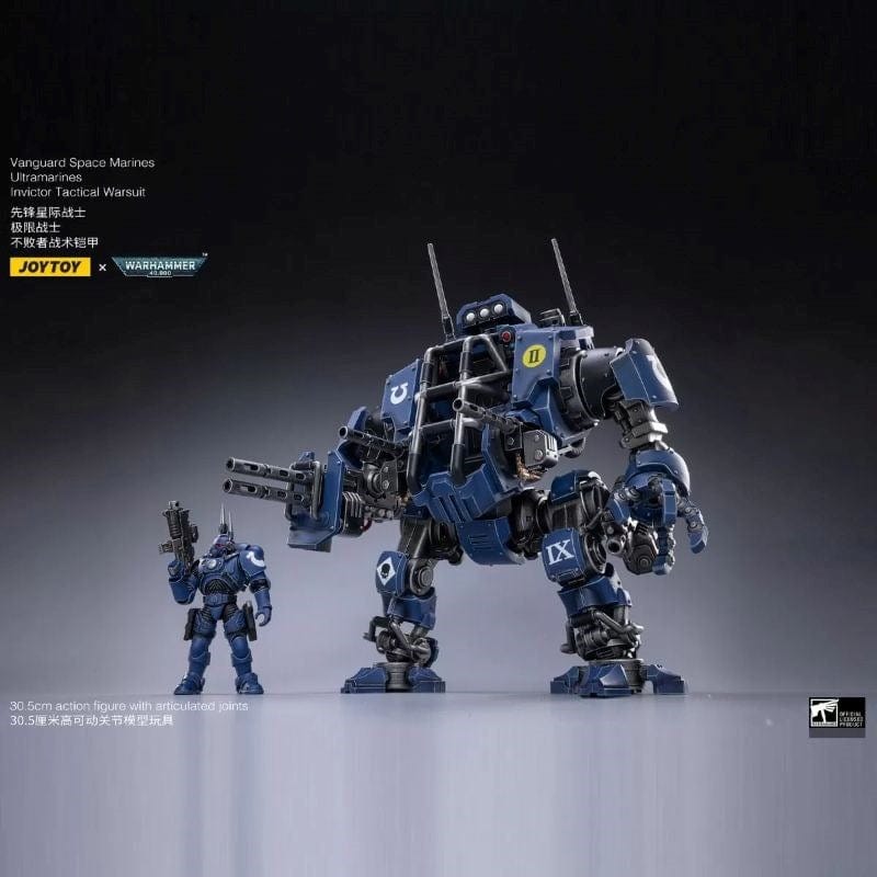 JoyToy Miniatures JoyToy - Space Marine Miniatures - Ultramarines Invictor Tactical Warsuit (1/18th scale)