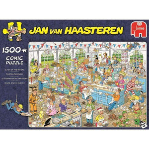 Jumbo Jigsaws Clash of the Bakers - Jan Van Haasteren (1500pc)
