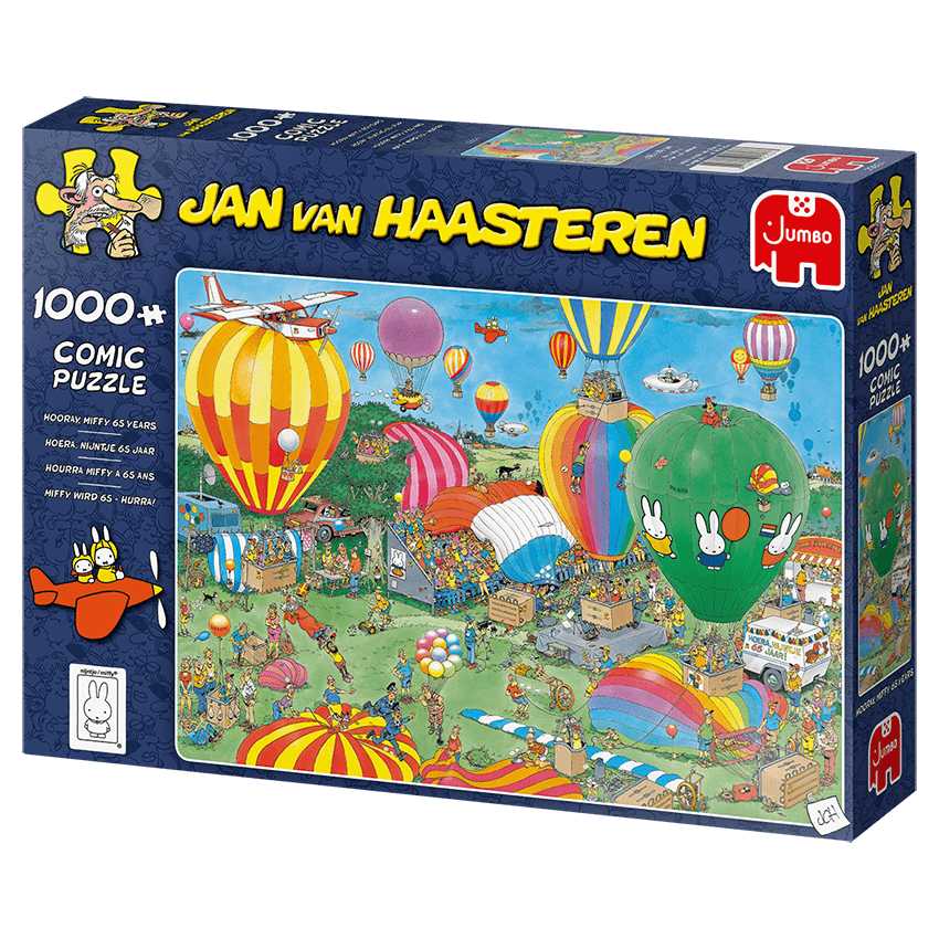 Jumbo Jigsaws Hooray for Miffy - Jan Van Haasteren (1000pc)