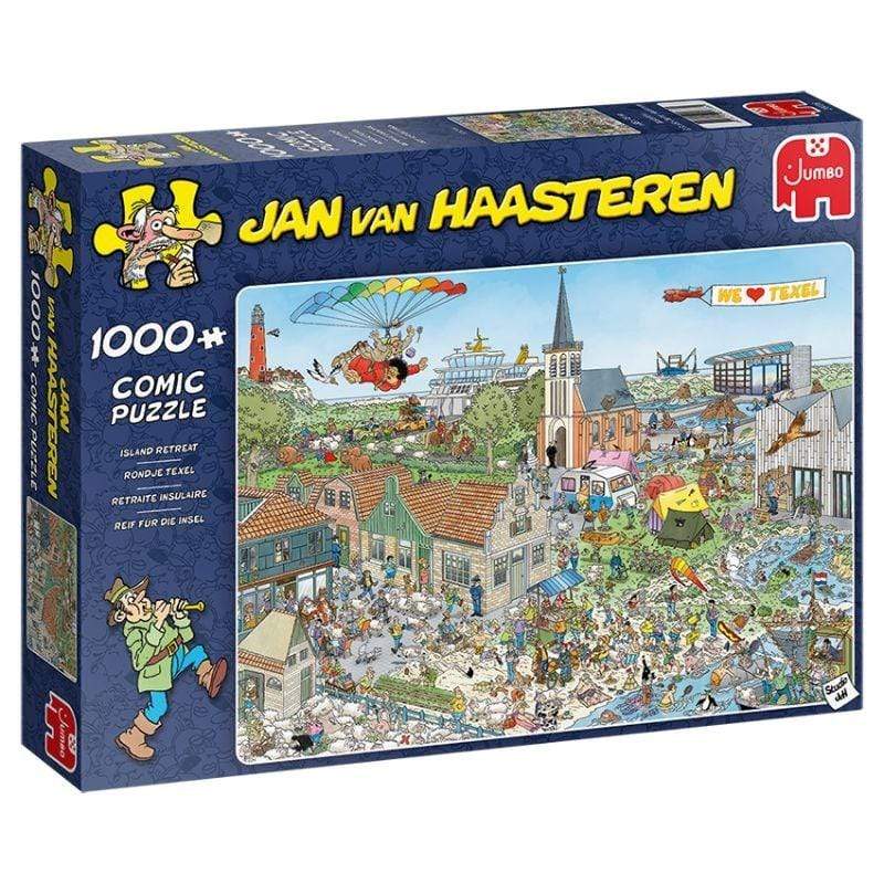Jumbo Jigsaws Island Retreat (1000pc) Jan Van Haasteren